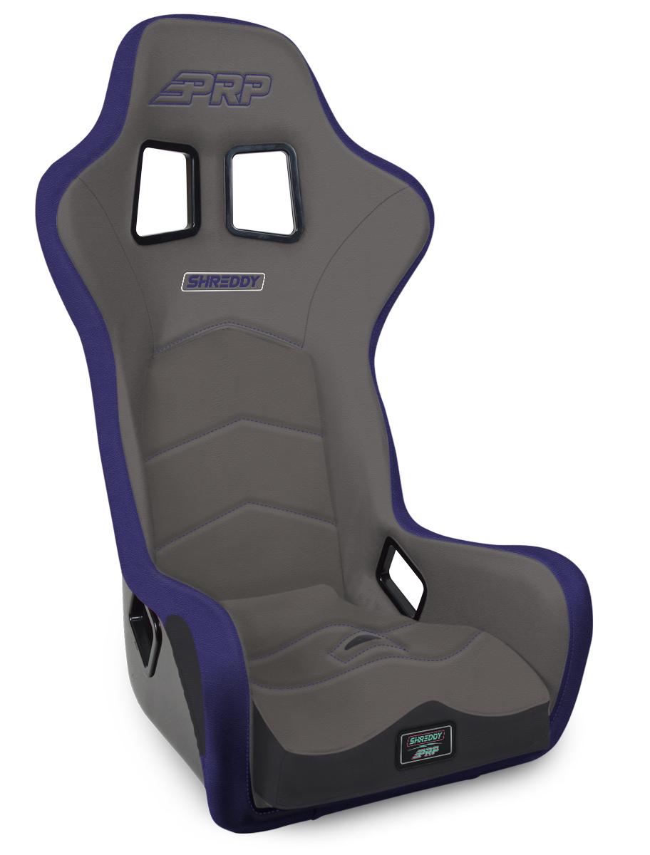 PRP Seats SHRDYA3902-07 - Shreddy Edition Alpha Composite Seat Extra Wide Gray and Purple PRP Seats SHRDYA3902-07 - Shreddy Edition Alpha Composite Seat Extra Wide Gray and Purple