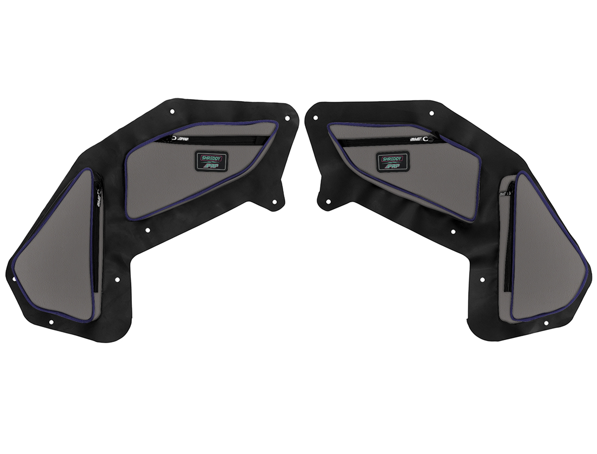 PRP Seats SHRDYE96-M - PRP Shreddy Rear Door Bags for Polaris RZR PRO XP4 PRO R4 Turbo R4 Pair Gray and Purple PRP Seats SHRDYE96-M - PRP Shreddy Rear Door Bags for Polaris RZR PRO XP4 PRO R4 Turbo R4 Pair Gray and Purple