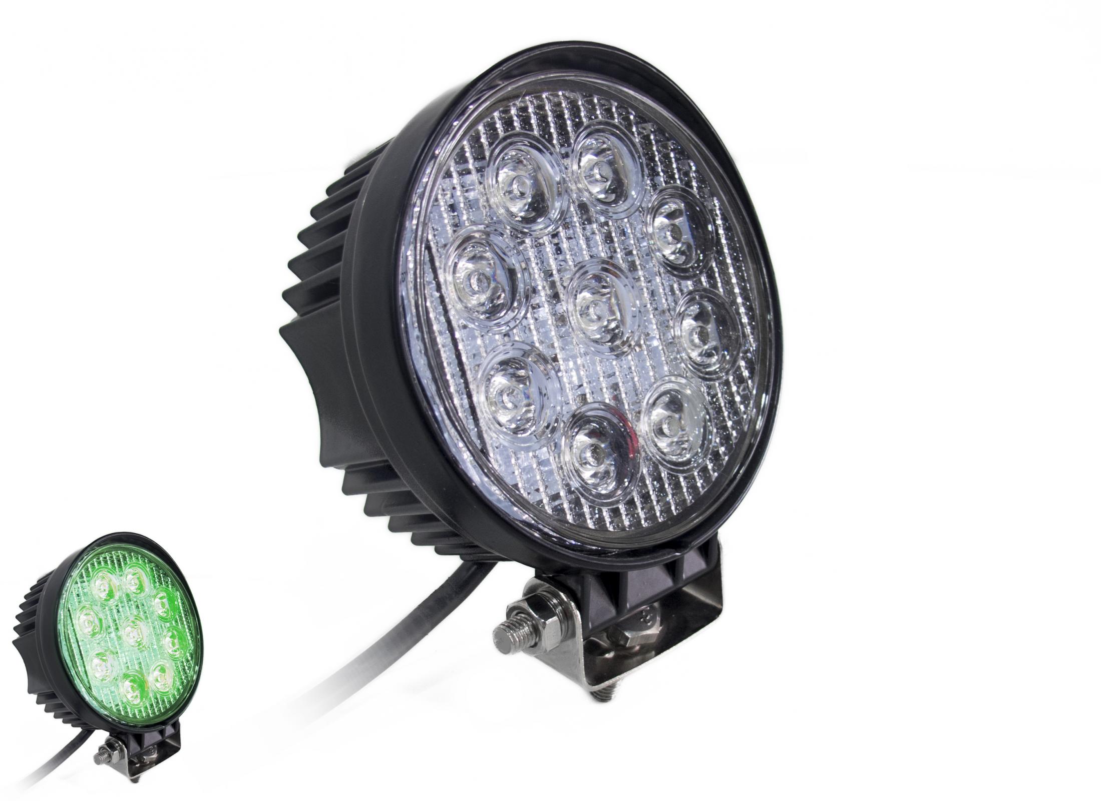 Race Sport RS-27W-RXH - Green x-Hunter Series LED 4 Inch Round Hi-Power 27W Each Lighting Race Sport RS-27W-RXH - Green x-Hunter Series LED 4 Inch Round Hi-Power 27W Each Lighting
