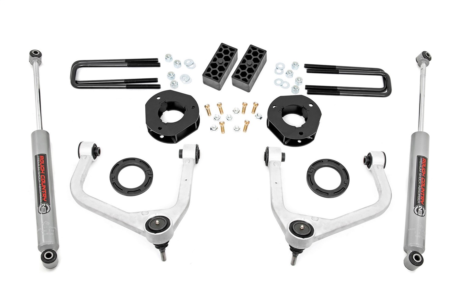 Rough Country 29531A - 3.5 Inch Lift Kit - Chevy Silverado 1500 2WD/4WD (2019-2024)