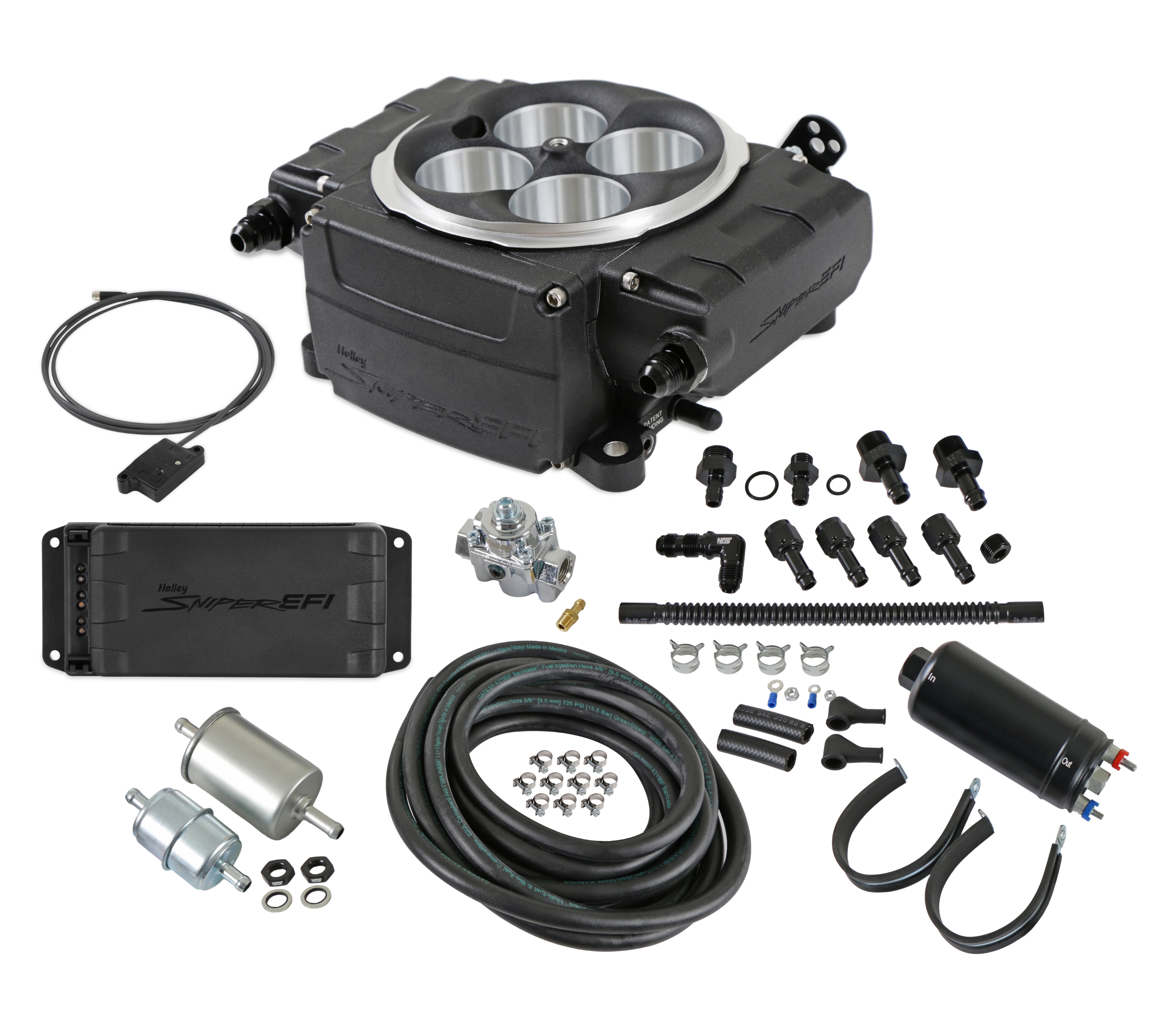 Sniper 550-511-BPK - Holley 2 EFI - Black Sniper 550-511-BPK - Holley 2 EFI - Black
