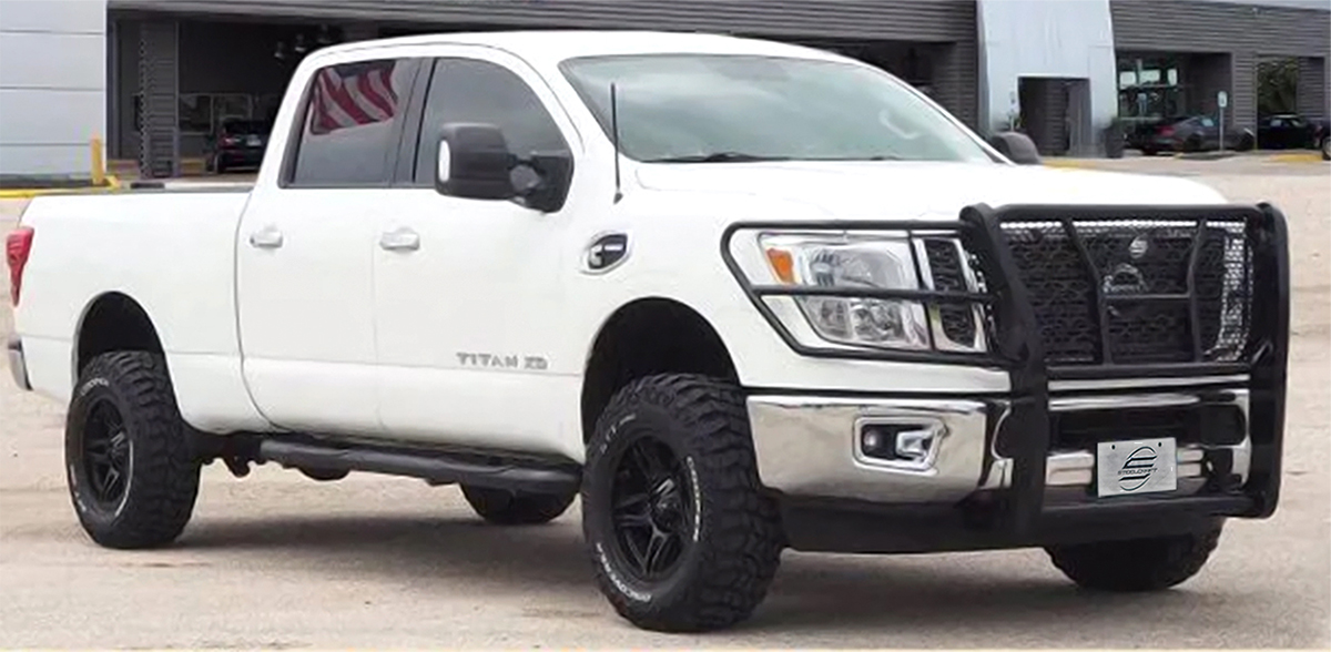 Steelcraft 50-4080C - 16-24 Nissan Titan XD Black HD Grille Guards