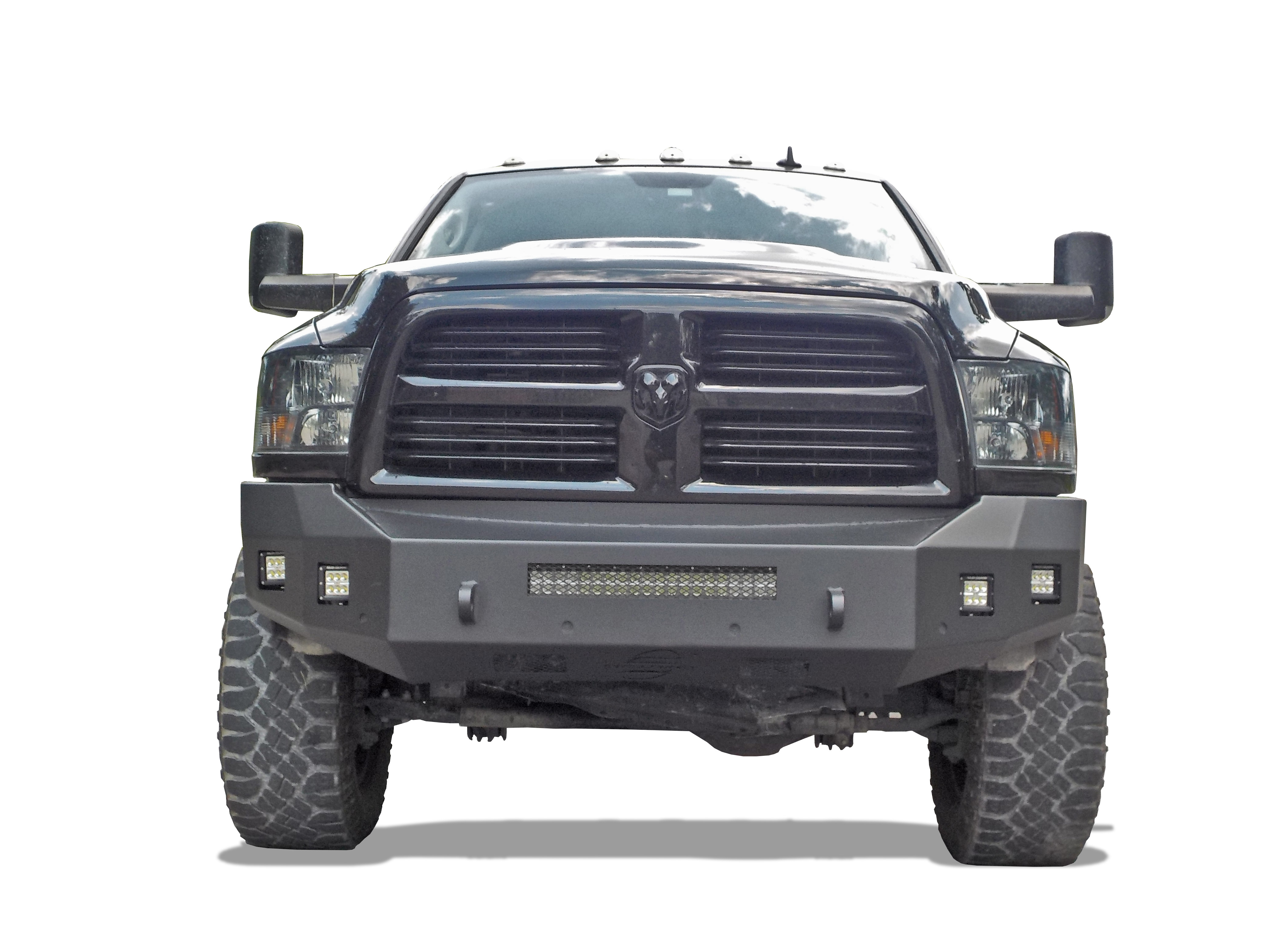 Steelcraft 71-12260 - 10-18 Dodge Ram 2500/3500 Textured Black Fortis Front Bumper