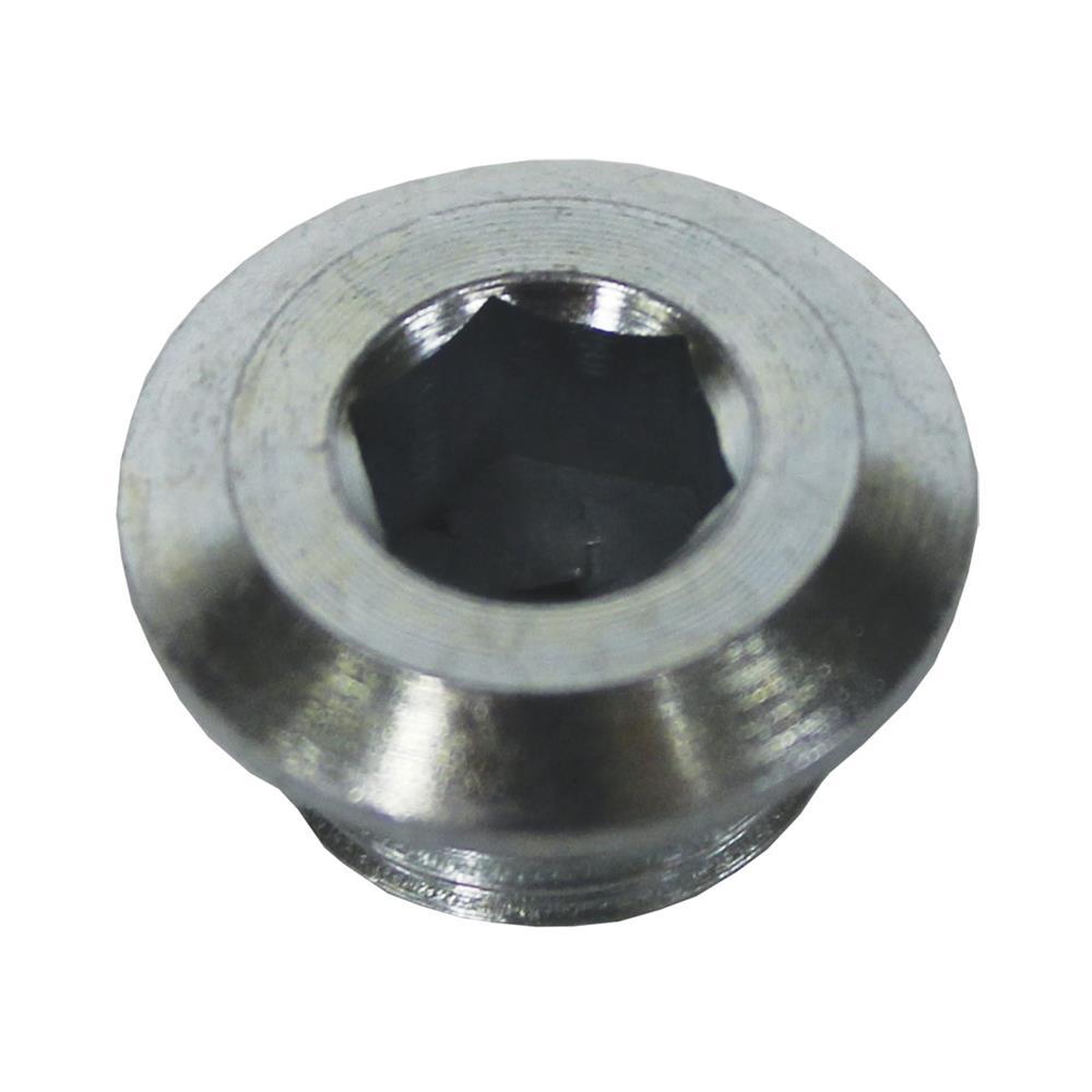 Winters 7874S - Level Plug - 1/2-20 in Thread - Socket Head - O-Ring Seal - Steel - Zinc Oxide - Side Bell / Gear Cover - Each Winters 7874S - Level Plug - 1/2-20 in Thread - Socket Head - O-Ring Seal - Steel - Zinc Oxide - Side Bell / Gear Cover - Each