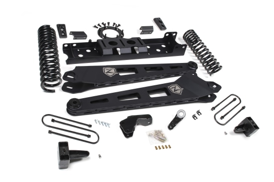 Zone Offroad ZOND116 - 19-24 RAM 3500 6.5 Inch Radius Arm 5 Inch Rear Block With Overload Diesel 8-Bolt T-Case No Shocks  Offroad