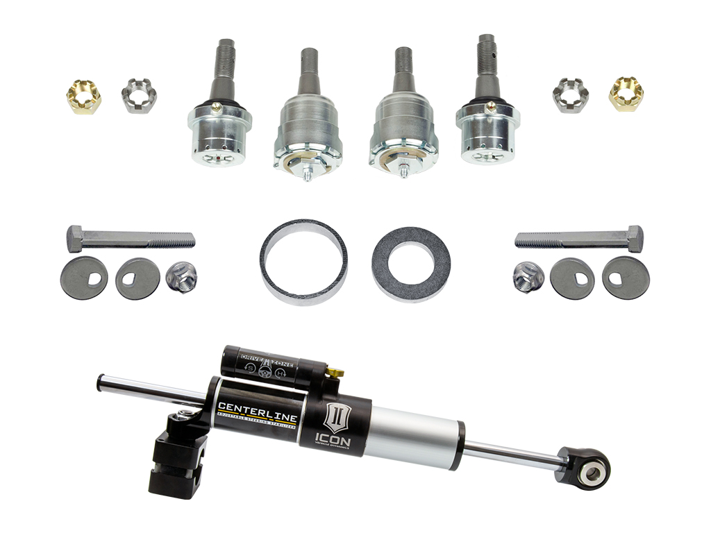 Icon K2203 - 2007-2018 Jeep Wrangler JK, Ultimate Front End Kit, Stage 3