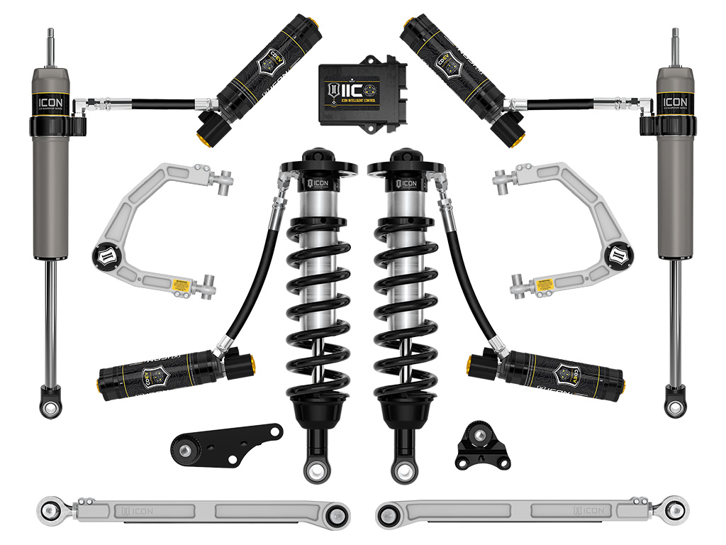 Icon K53300 - 2024+ Toyota Tacoma 1.25in-3in Stage 10 Suspension System Billet