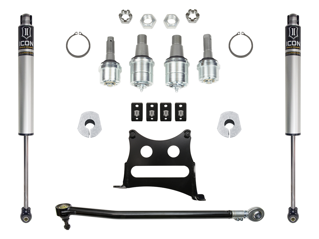 Icon K6204 - 2017-2022 Ford F-250/F-350 Super Duty 4WD, Ultimate Front End Kit, Stage 4