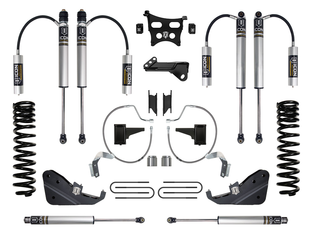 Icon K64542 - 2023 Ford F-250/F-350 Super Duty 4WD Diesel, 4.5" Lift, Stage 2 Suspension System Icon K64542 - 2023 Ford F-250/F-350 Super Duty 4WD Diesel, 4.5" Lift, Stage 2 Suspension System