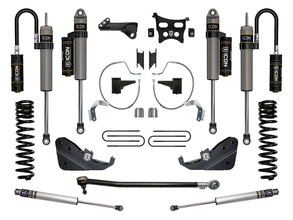 Icon K64544 - 2023 Ford F-250/F-350 Super Duty 4WD Diesel, 4.5" Lift, Stage 4 Suspension System Icon K64544 - 2023 Ford F-250/F-350 Super Duty 4WD Diesel, 4.5" Lift, Stage 4 Suspension System