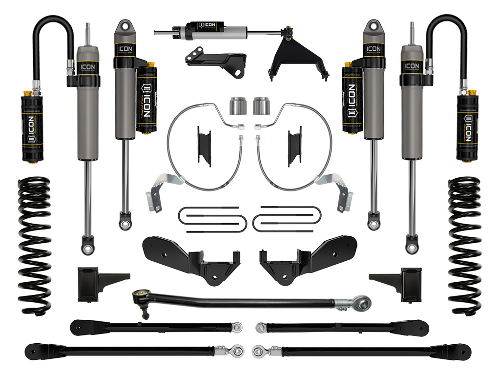 Icon K64547 - 2023 Ford F-250/F-350 Super Duty 4WD Diesel, 4.5" Lift, Stage 7 Suspension System Icon K64547 - 2023 Ford F-250/F-350 Super Duty 4WD Diesel, 4.5" Lift, Stage 7 Suspension System