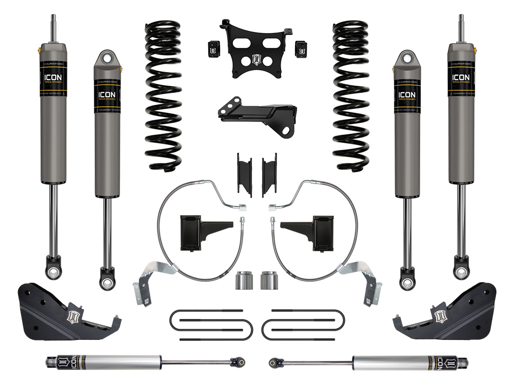 Icon K64533 - 2023 Ford F-250/F-350 Super Duty 4WD Gas, 4.5" Lift, Stage 3 Suspension System