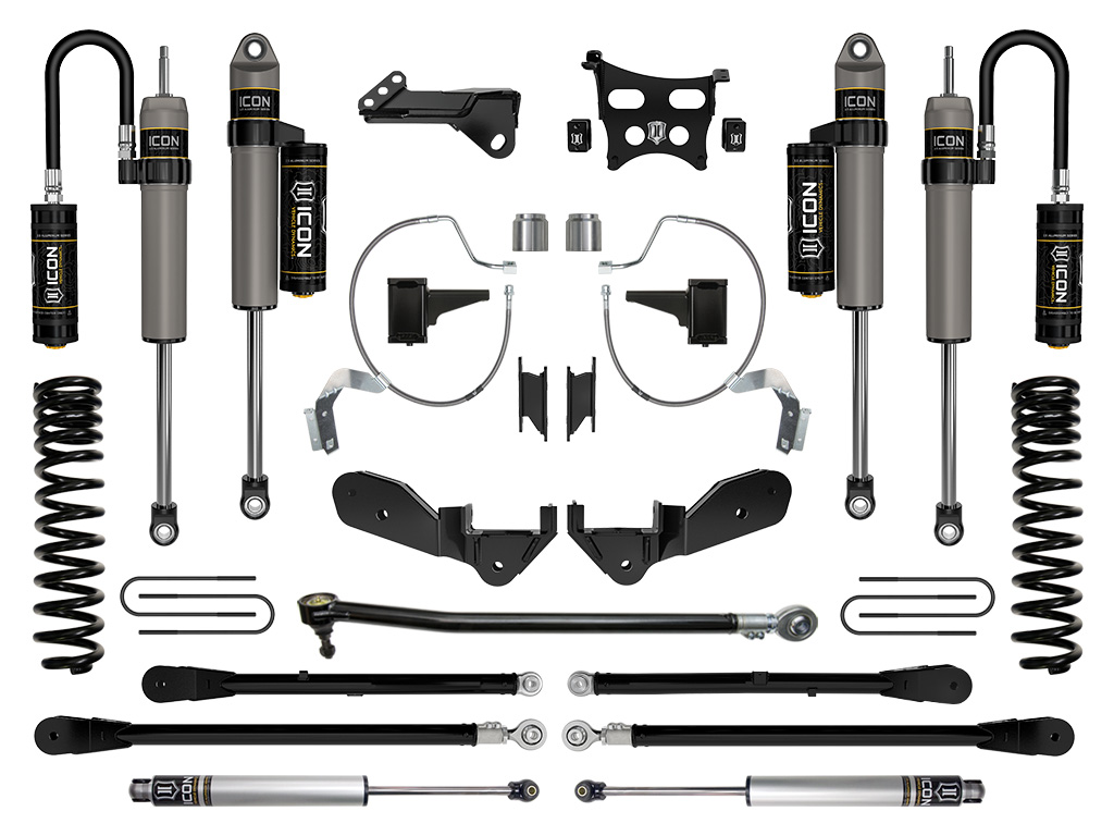 Icon K64536 - 2023 Ford F-250/F-350 Super Duty 4WD Gas, 4.5" Lift, Stage 6 Suspension System
