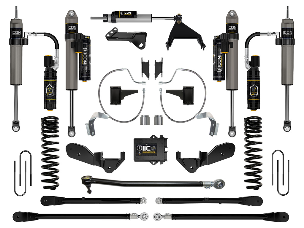 Icon K64538 - 2023 Ford F-250/F-350 Super Duty 4WD Gas, 4.5" Lift, Stage 8 Suspension System