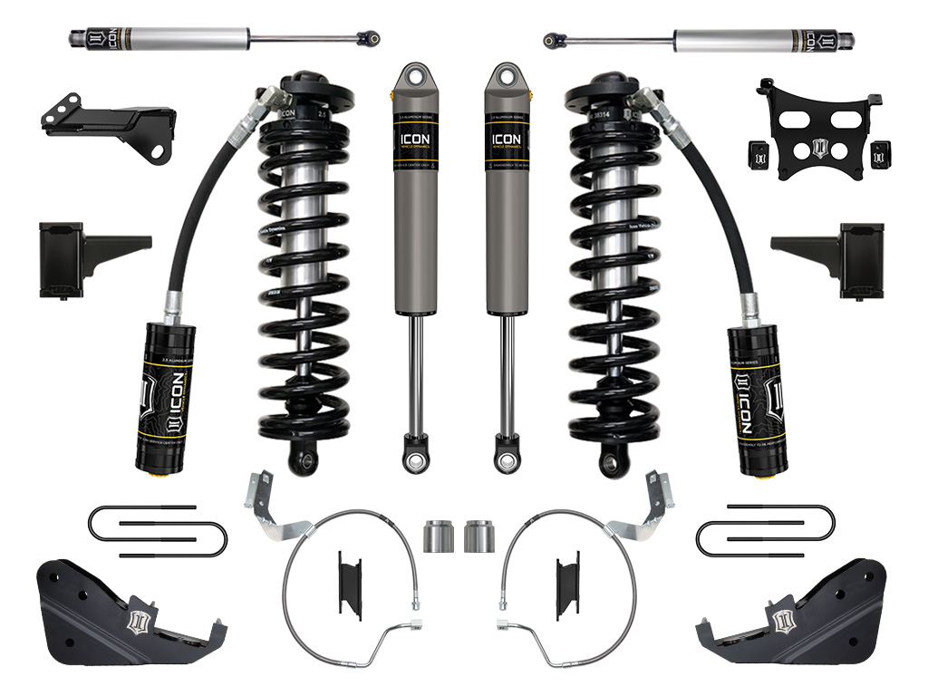 Icon K63173 - 2023 Ford F-250/F-350 Super Duty 4WD, 4-5.5" Lift, Stage 3 Coilover Conversion System Icon K63173 - 2023 Ford F-250/F-350 Super Duty 4WD, 4-5.5" Lift, Stage 3 Coilover Conversion System