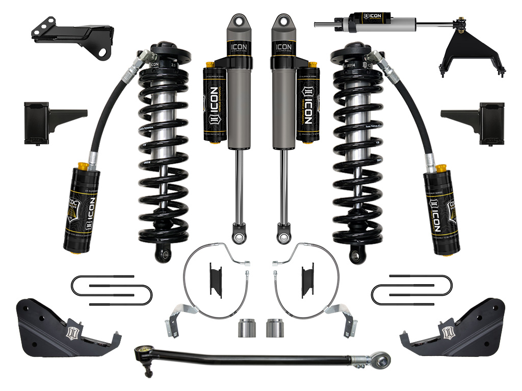 Icon K63175 - 2023 Ford F-250/F-350 Super Duty 4WD, 4-5.5" Lift, Stage 5 Coilover Conversion System Icon K63175 - 2023 Ford F-250/F-350 Super Duty 4WD, 4-5.5" Lift, Stage 5 Coilover Conversion System