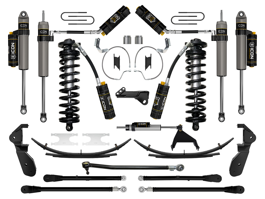 Icon K63177L - 2023 Ford F-250/F-350 Super Duty 4WD, 4-5.5" Lift, Stage 7 Coilover Conversion System w/ Expansion Packs Icon K63177L - 2023 Ford F-250/F-350 Super Duty 4WD, 4-5.5" Lift, Stage 7 Coilover Conversion System w/ Expansion Packs