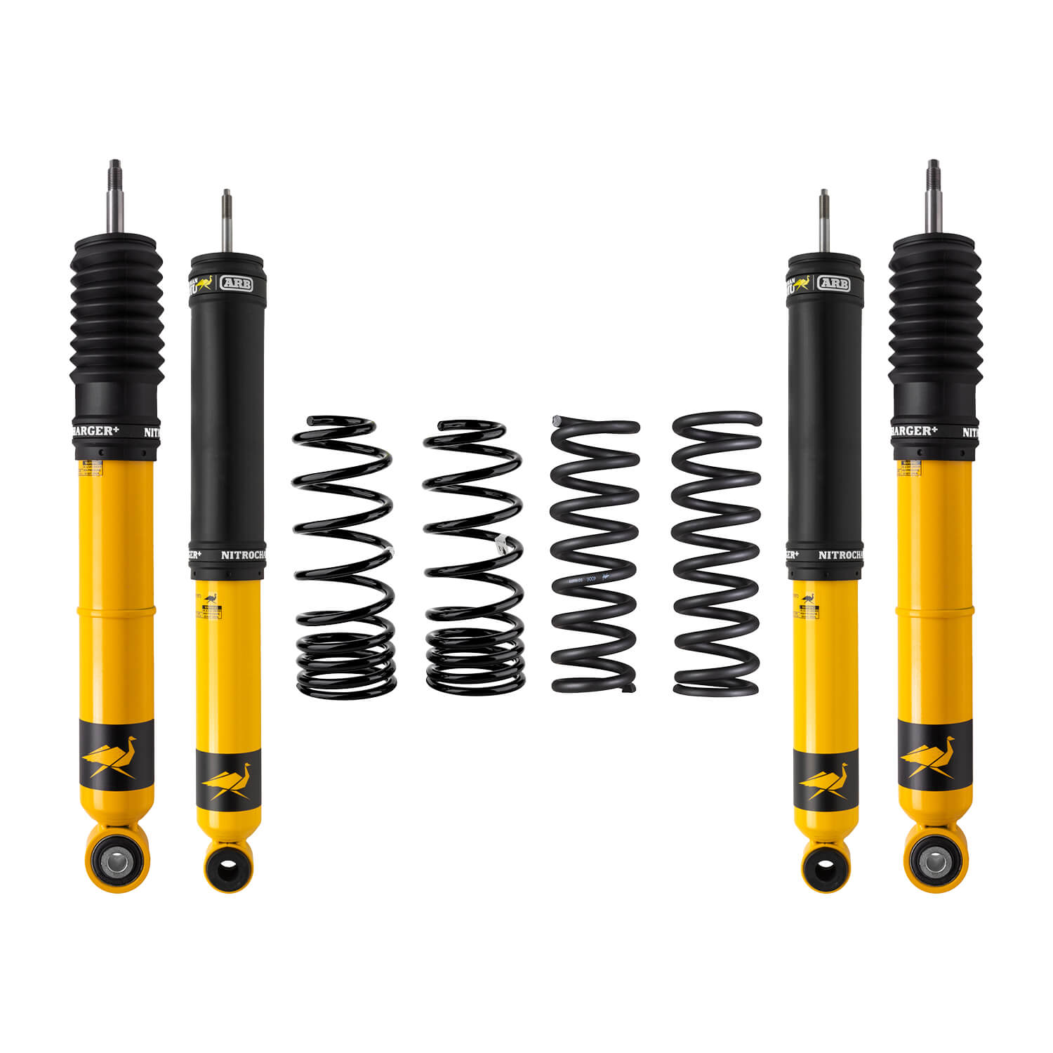 Old Man Emu 2002K - ARB / OME 96-02 Toyota 4Runner Nitro Plus Kit - FR 1in/0-330lb - RR 2in/0lb