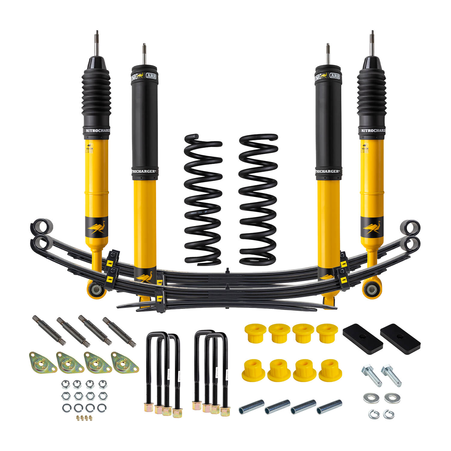 Old Man Emu 1004K - ARB / OME  05-15 Toyota Tacoma Nitro Plus Kit - FR 2in/0-330lb - RR 2in/0lb