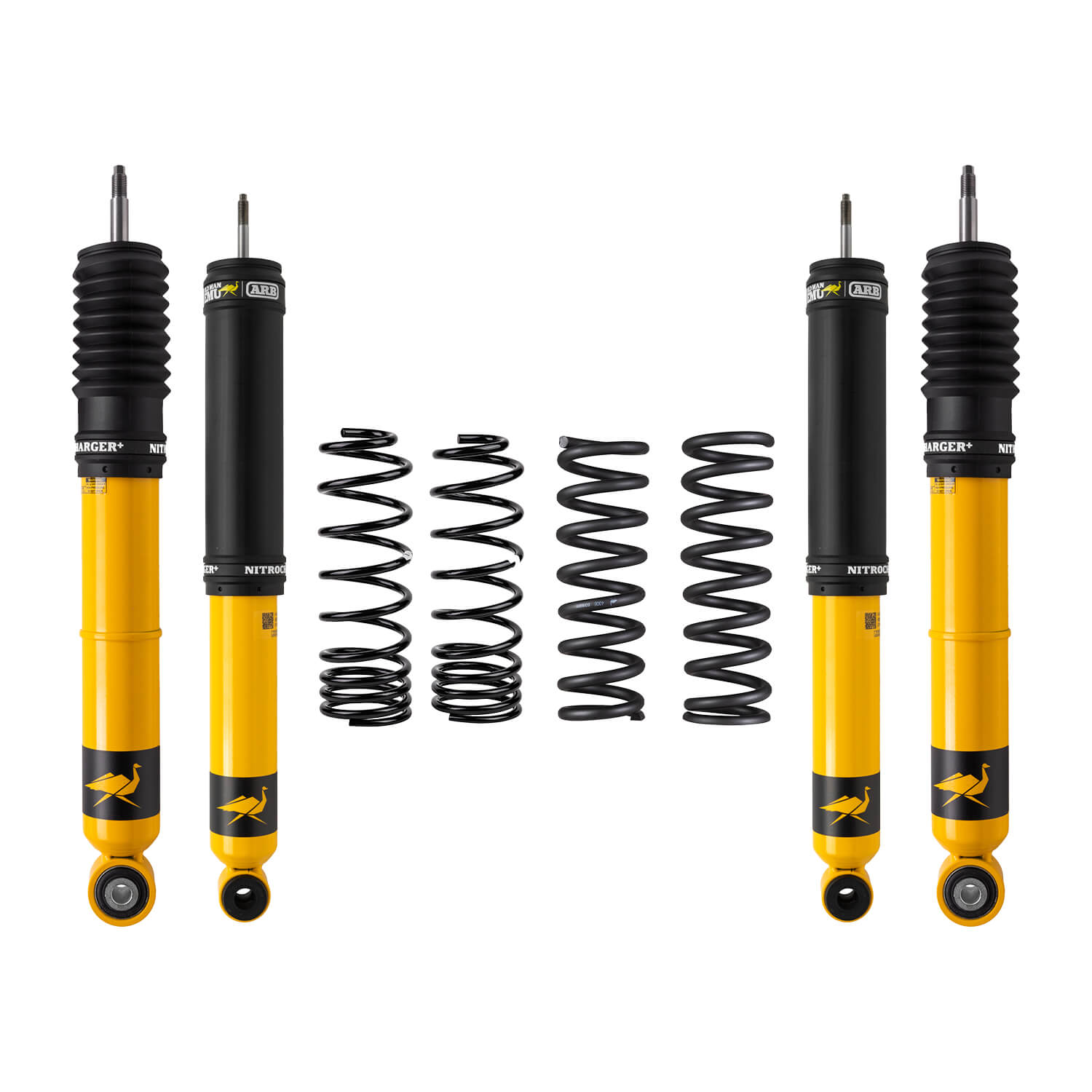 Old Man Emu 2003K - ARB / OME 96-02 Toyota 4Runner Nitro Plus Kit - FR 1in/0-330lb - RR 2in/550 lb