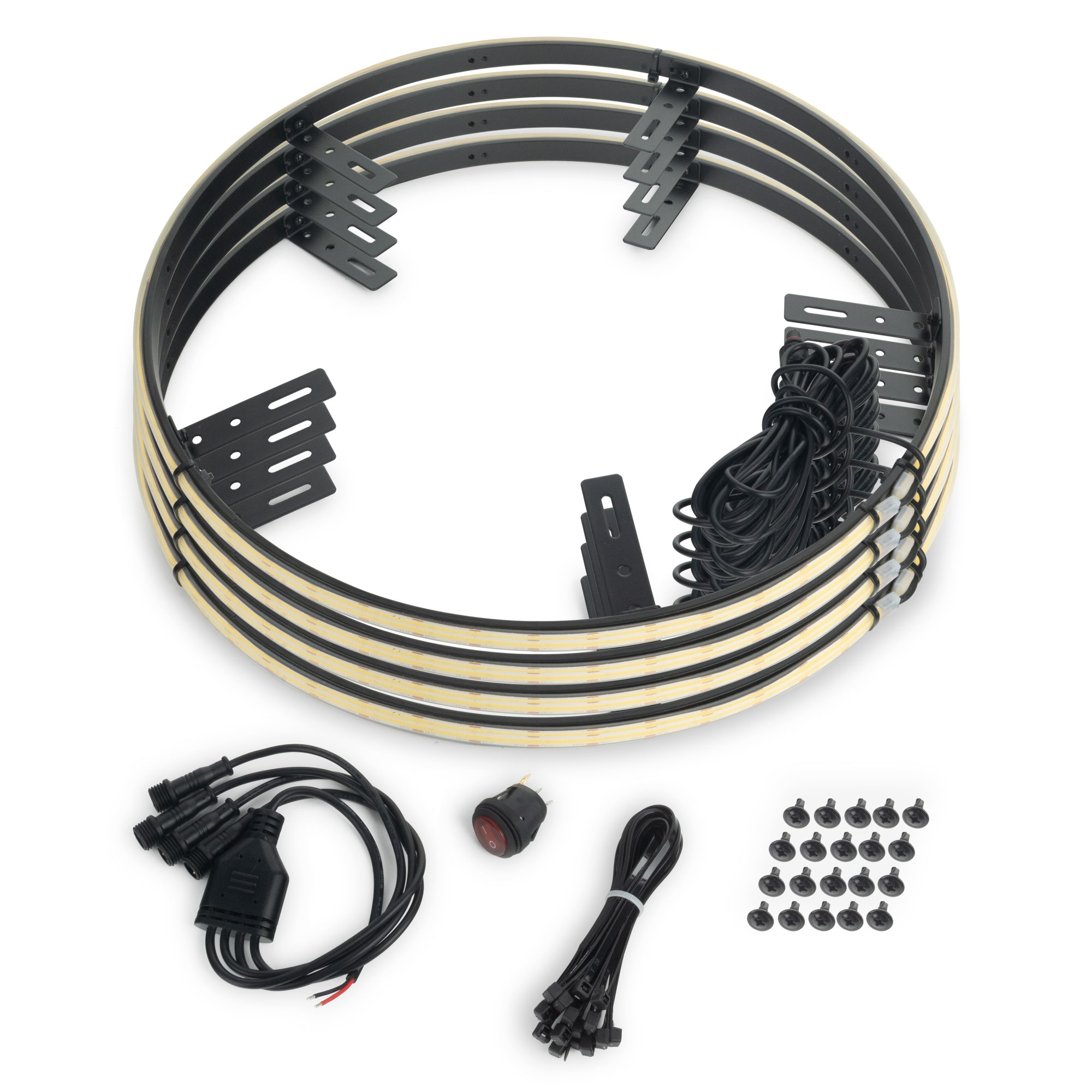 ORACLE Lighting 4238-051 - Lighting LED Illuminated Wheel Rings - 16.5in PLASMA White