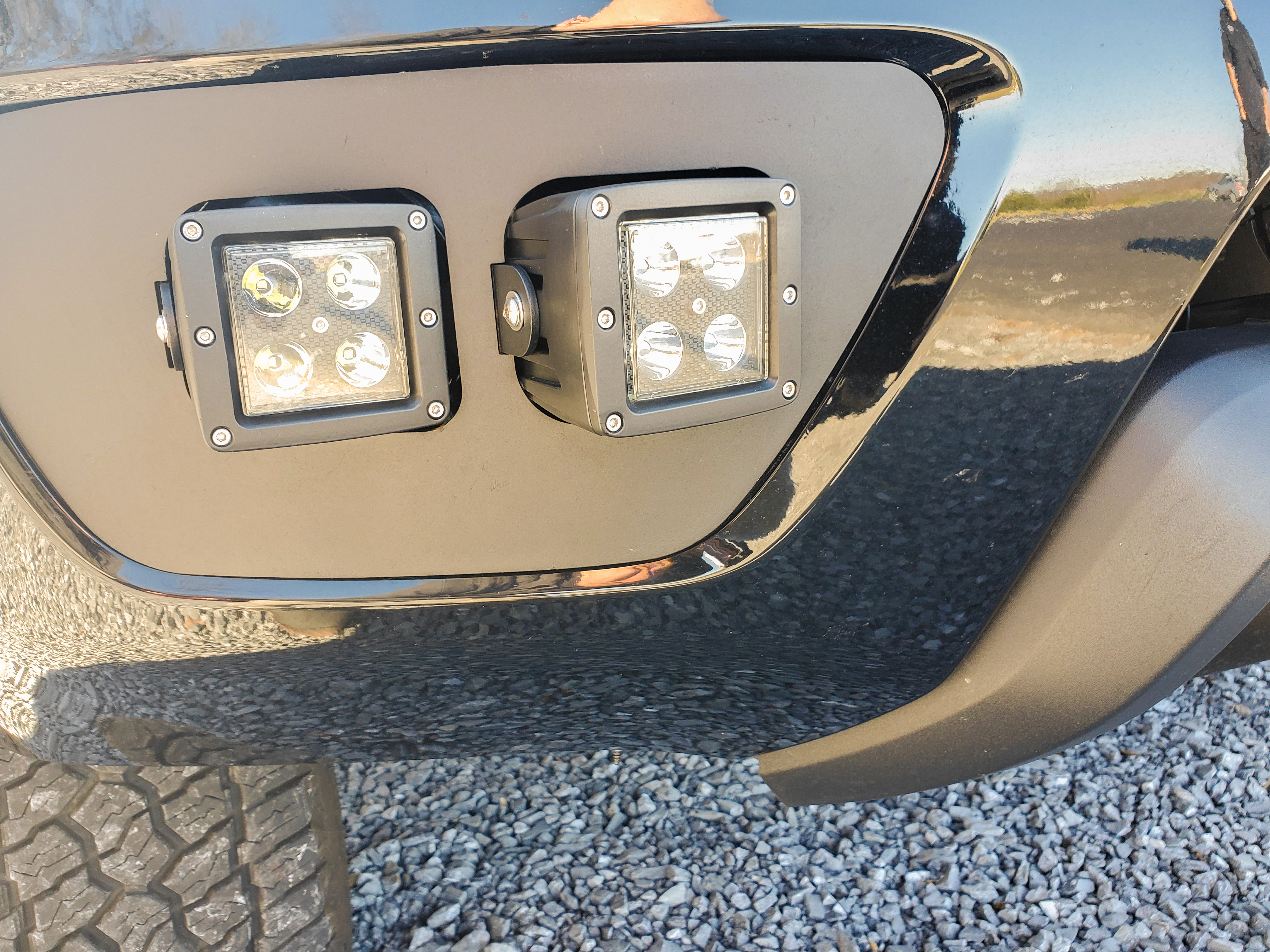 Race Sport RSBO3X3 - Blacked Out Series 3x3 LED Auxiliary Light Cube Kit With Spot Optical Beam Comes With 2 cubes and wire harness  Lighting Race Sport RSBO3X3 - Blacked Out Series 3x3 LED Auxiliary Light Cube Kit With Spot Optical Beam Comes With 2 cubes and wire harness  Lighting