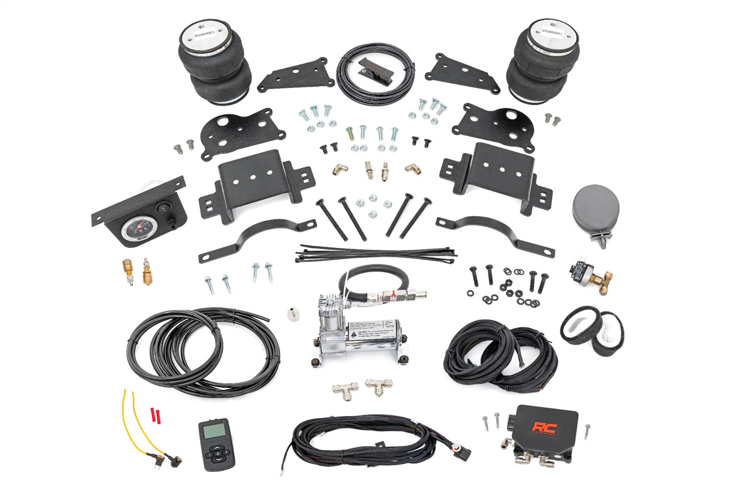 Rough Country 10029WC - Air Spring Kit w/compressor - Wireless Controller - Ram 2500 4WD (2014-2023) Rough Country 10029WC - Air Spring Kit w/compressor - Wireless Controller - Ram 2500 4WD (2014-2023)