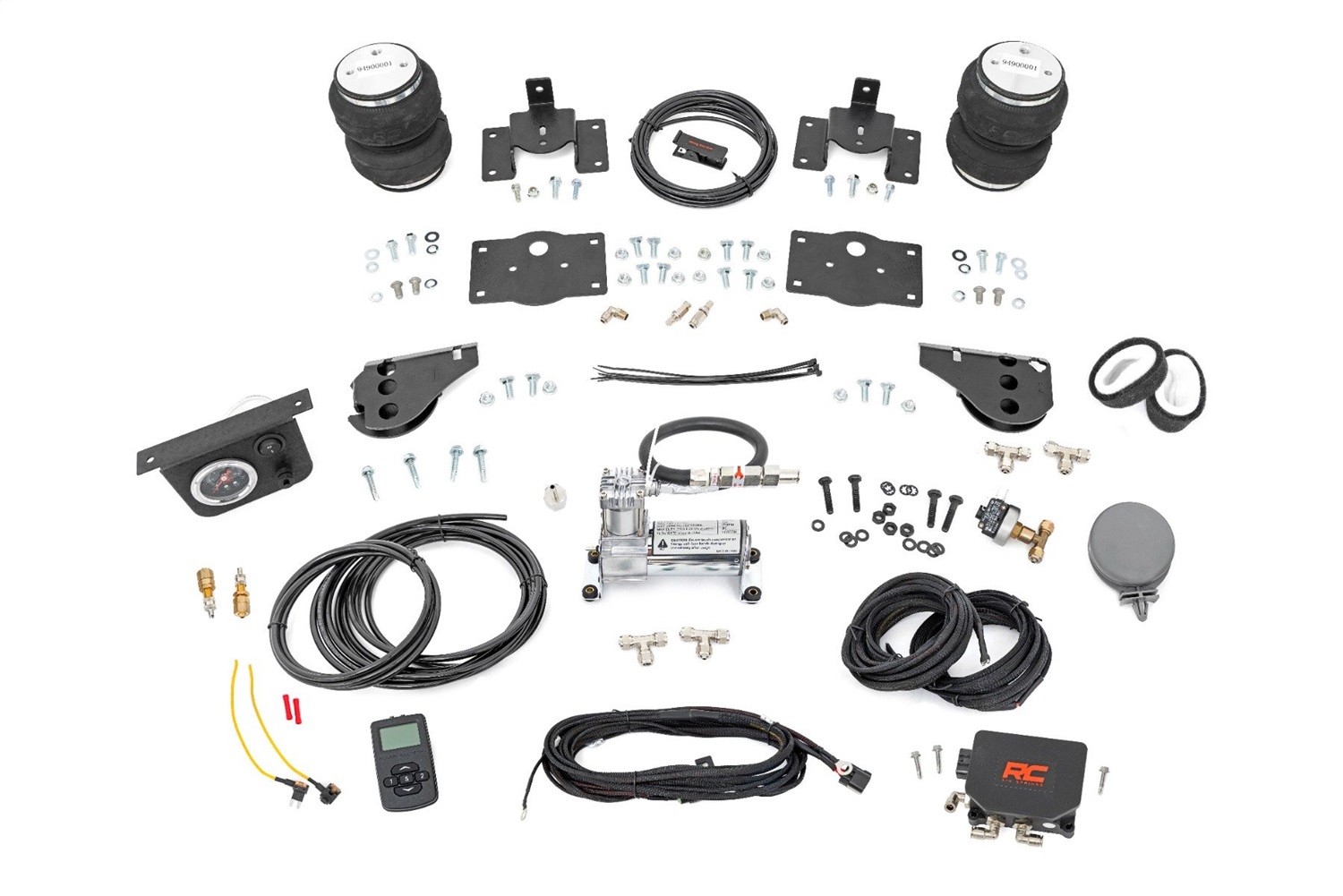 Rough Country 10032WC - Air Spring Kit w/compressor - Wireless Controller - Ram 1500 2WD/4WD (2009-2018 & Classic)
