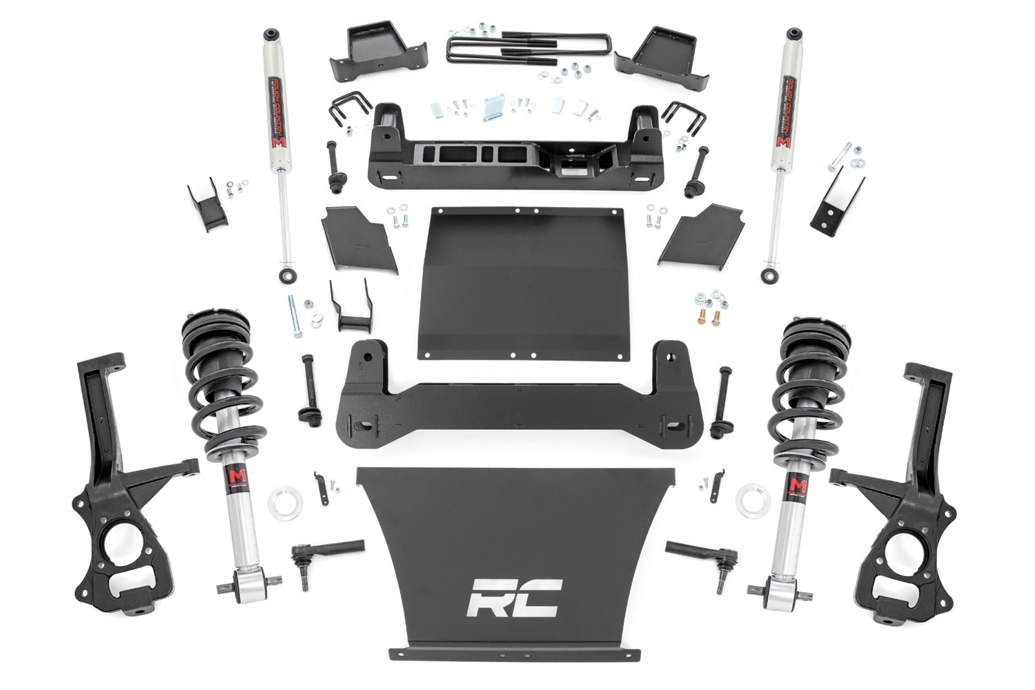 Rough Country 21740 - 6 Inch Lift Kit - M1 Struts/M1 - Chevy Silverado 1500 2WD/4WD (2019-2024)