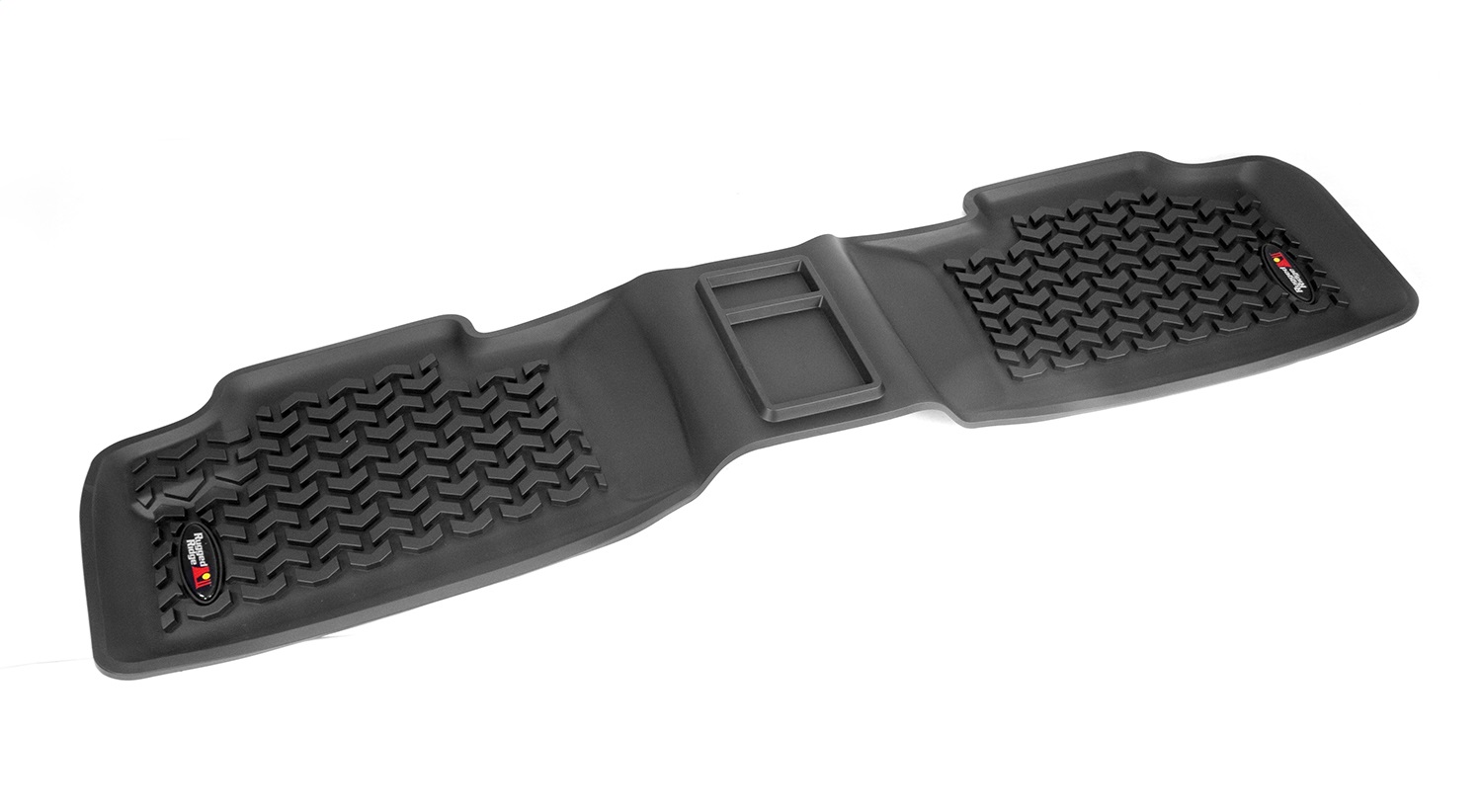 Rugged Ridge 12950.15 - Floor Liner, Rear; Black, 2011-2020 Dodge / Jeep Durango / Grand Cherokee WK2