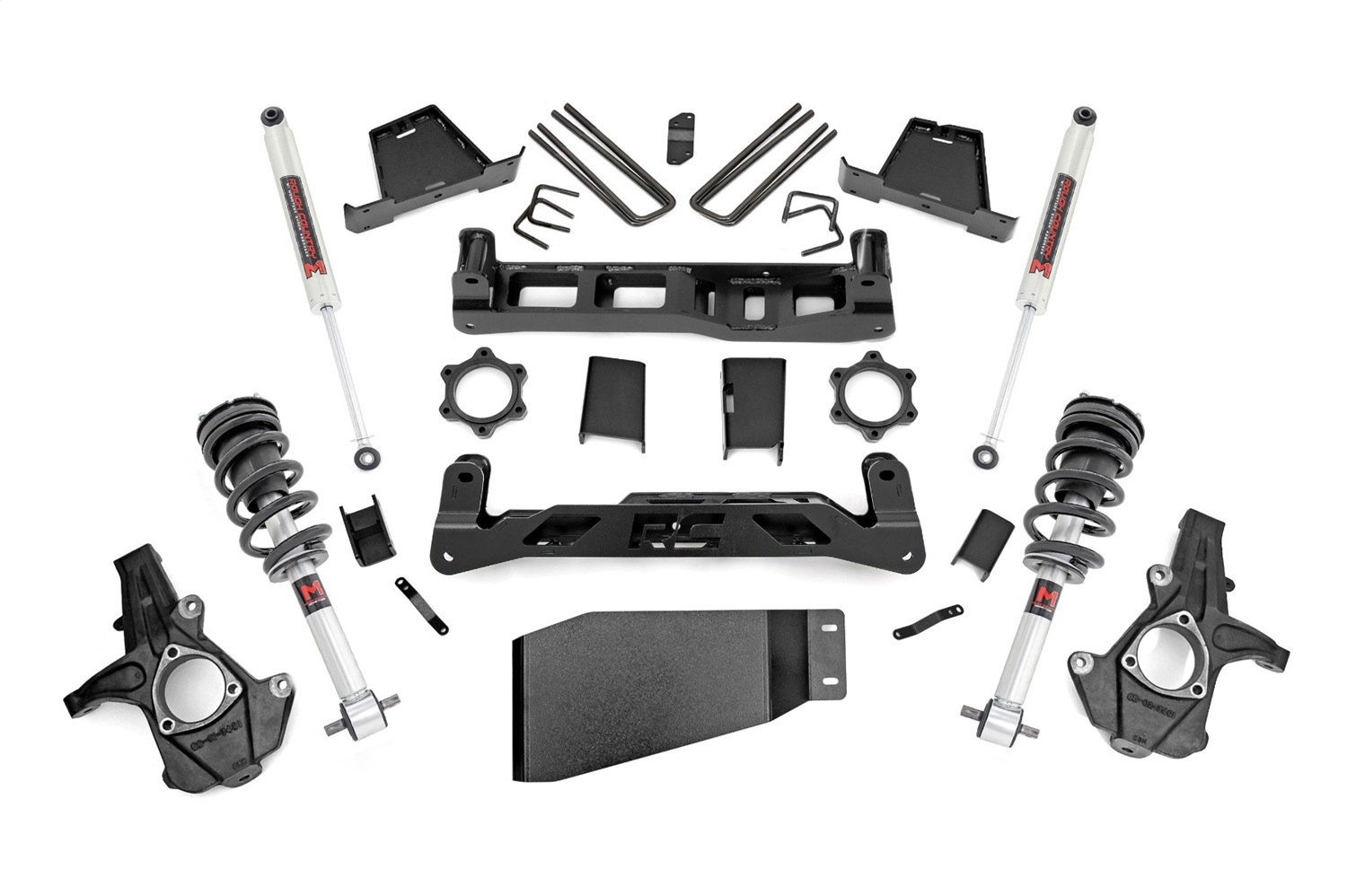 Rough Country 26440 - 7.5 Inch Lift Kit - M1 Struts/M1 - Chevy/GMC 1500 (07-13)