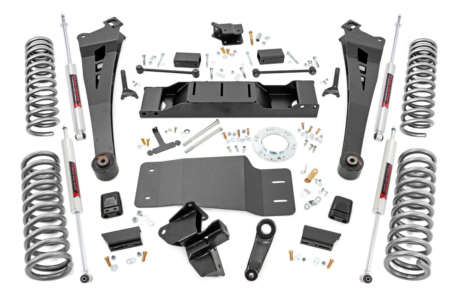 Rough Country 38340 - 5 Inch Lift Kit - Dual Rate Coils - M1 - Ram 2500 4WD (2019-2024)