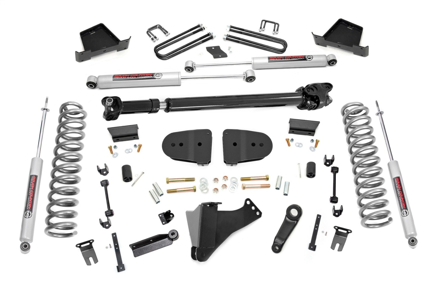 Rough Country 41730 - 6 Inch Lift Kit - Gas - OVLD - Ford F-250/F-350 Super Duty 4WD (2023-2024)