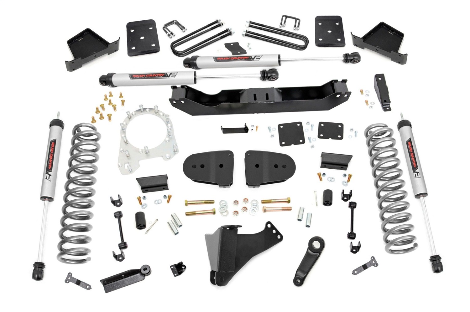 Rough Country 43870 - 6 Inch Lift Kit - Diesel - OVLD - V2 - Ford F-250/F-350 Super Duty 4WD (2023)