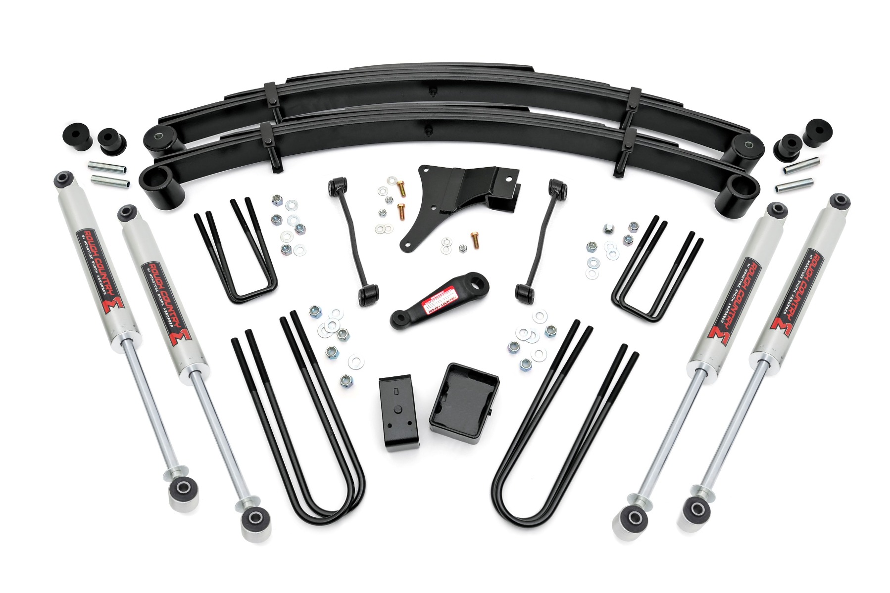Rough Country 49340 - 6 Inch Lift Kit - Rear Blocks - M1 - Ford F-250/F-350 Super Duty 4WD (1999)