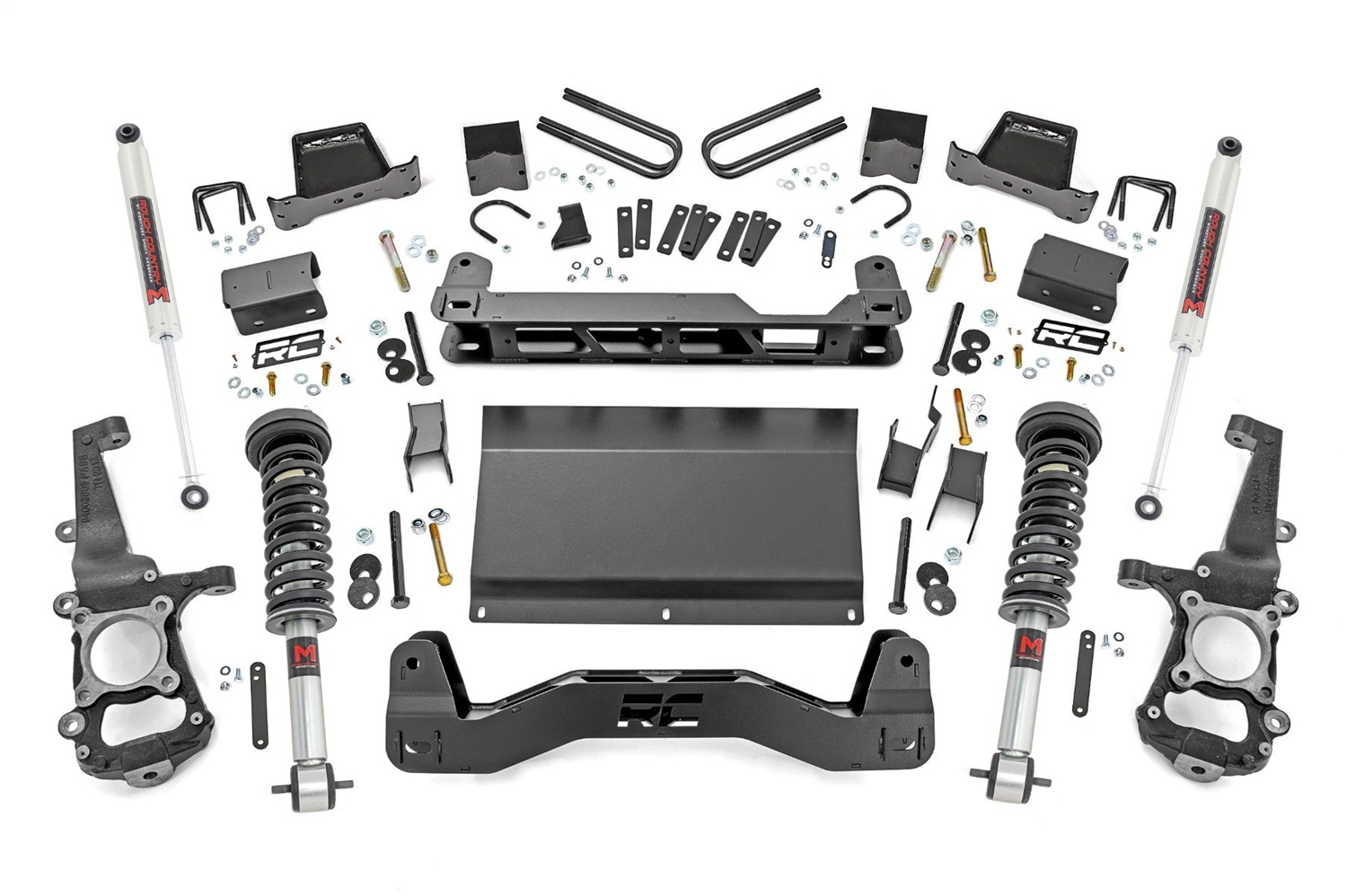 Rough Country 49940 - 6 Inch Lift Kit - M1 Struts/M1 - Ford F-150 4WD (2021-2024)