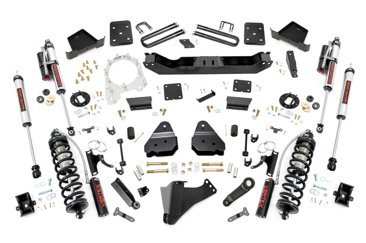Rough Country 50357 - 6 Inch Lift Kit - Diesel - OVLD - C/O Vertex - Ford F-250/F-350 Super Duty (17-22)