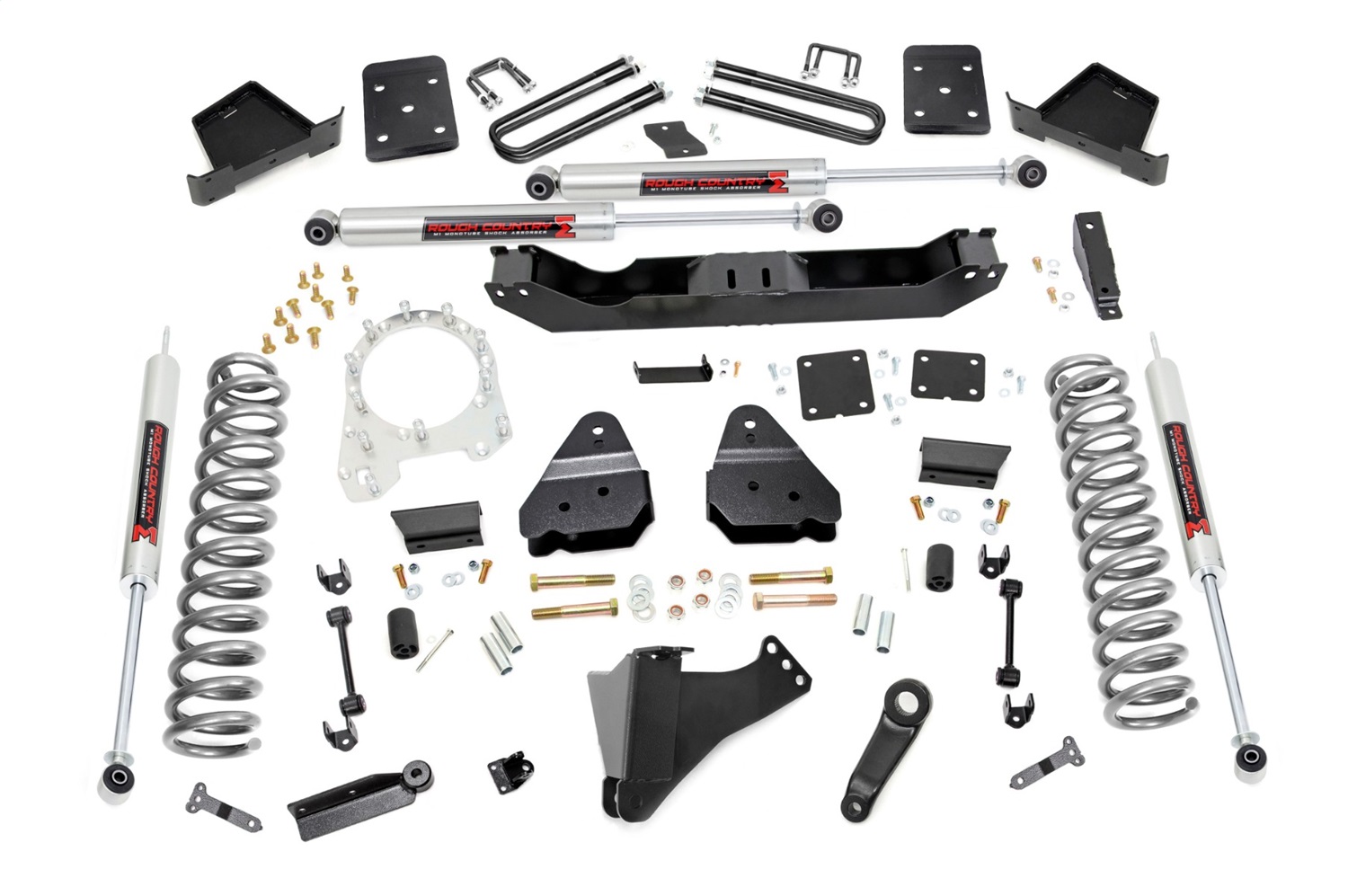 Rough Country 50440 - 6 Inch Lift Kit - Diesel - No OVLD - M1 - Ford F-250/F-350 Super Duty (17-22)