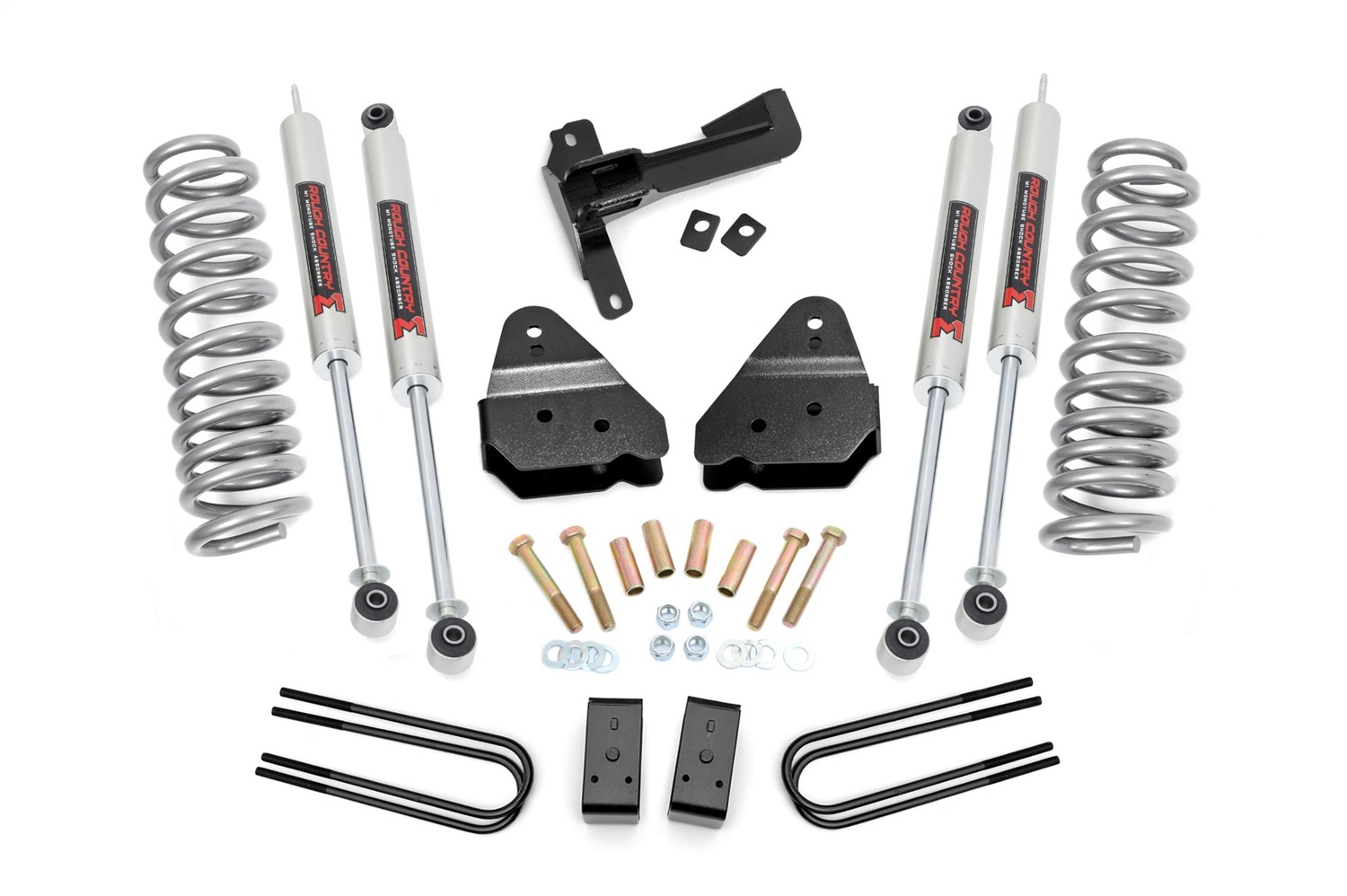 Rough Country 50242 - 3 Inch Lift Kit - M1 - Front Gas Coils - Ford F-250 Super Duty 4WD (17-22)