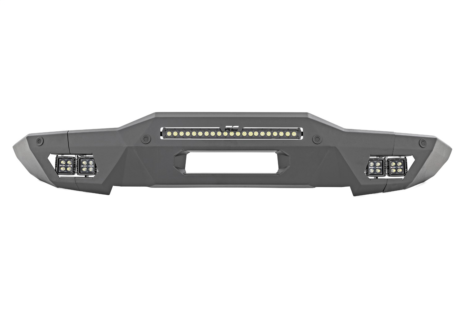 Rough Country 51075 - Front Bumper - Modular - Full Wings - Amber DRL - Ford Bronco 4WD (2021-2024) Rough Country 51075 - Front Bumper - Modular - Full Wings - Amber DRL - Ford Bronco 4WD (2021-2024)