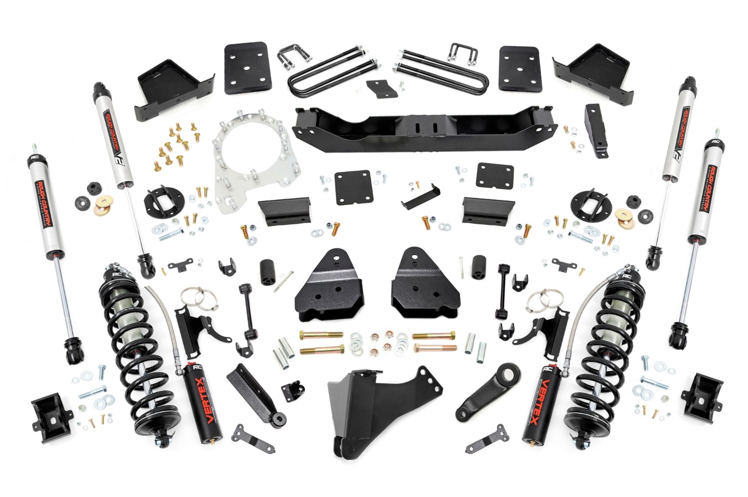 Rough Country 51356 - 6 Inch Lift Kit - No OVLDS - C/O V2 - Ford F-250/F-350 Super Duty 4WD (17-22)