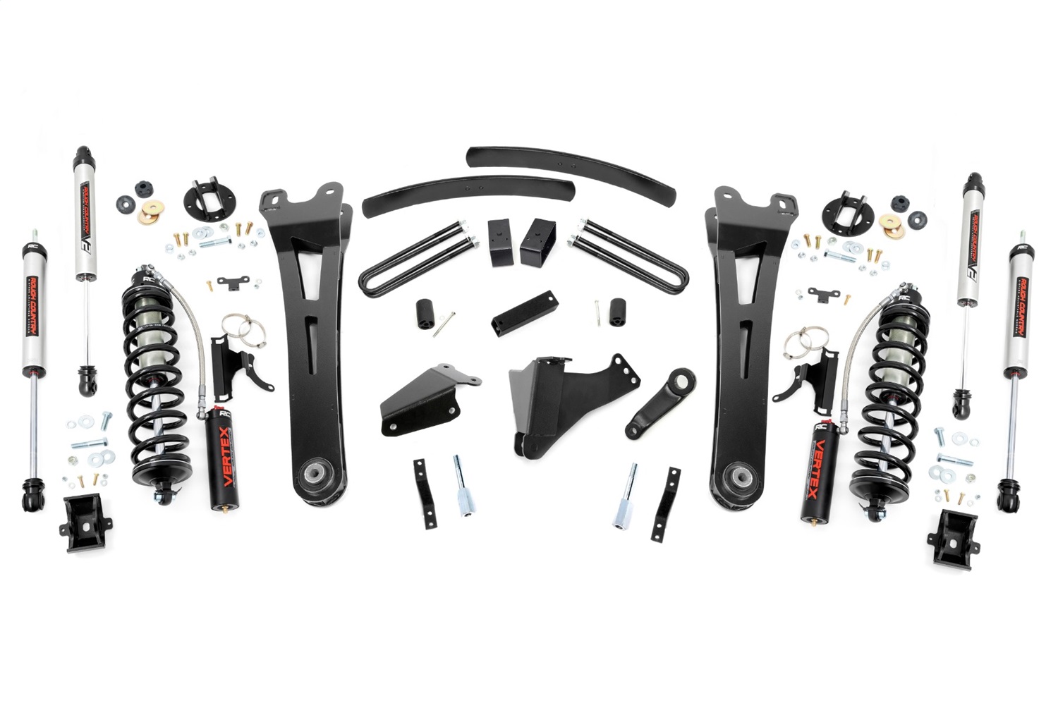 Rough Country 53658 - 6 Inch Lift Kit  - Diesel  - Radius Arm  - C/O V2 - Ford F-250/F-350 Super Duty (05-07)