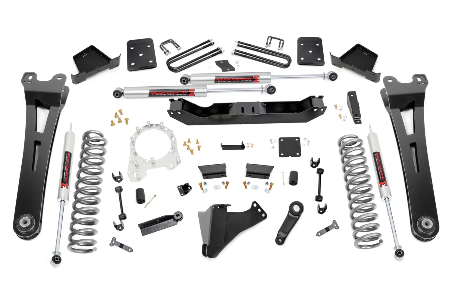 Rough Country 55640 - 6 Inch Lift Kit - R/A - No OVLD - M1 - Ford F-250/F-350 Super Duty 4WD (17-22)