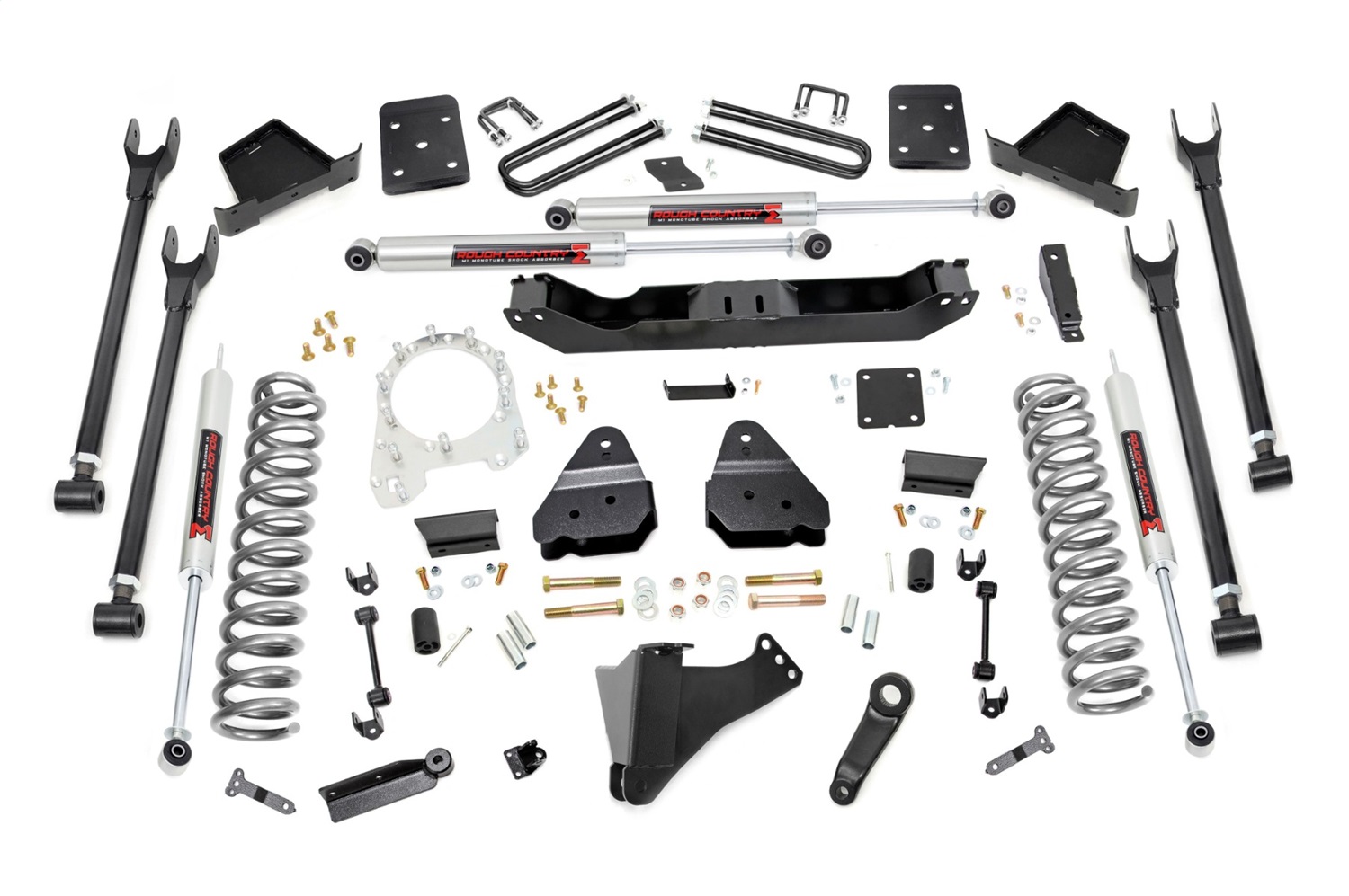 Rough Country 56040 - 6 Inch Lift Kit - 4-Link - OVLD - M1 - Ford F-250/F-350 Super Duty 4WD (17-22)