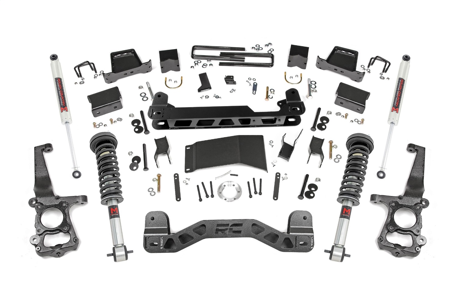 Rough Country 55740 - 6 Inch Lift Kit - M1 Struts/M1 - Ford F-150 4WD (2015-2020)