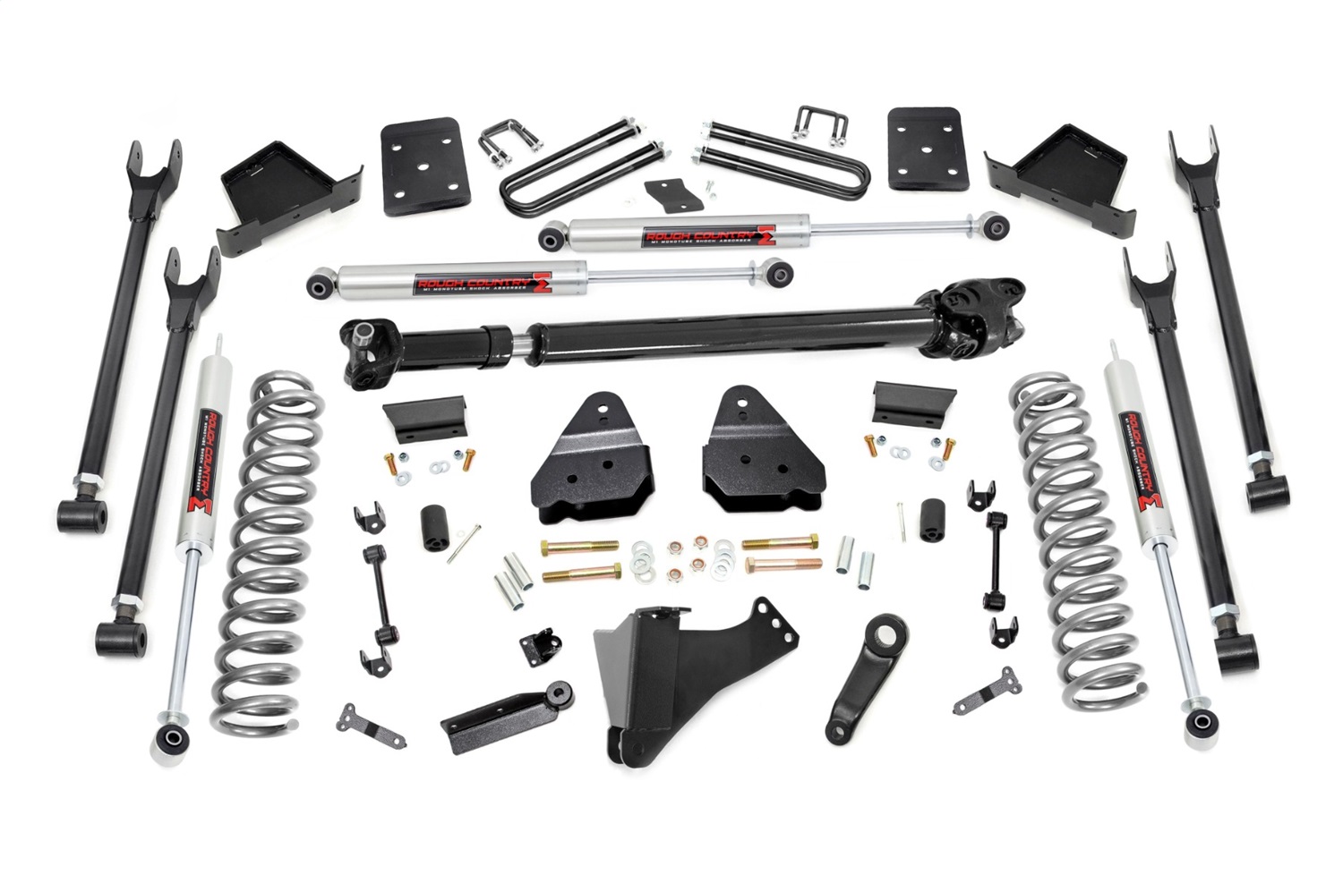 Rough Country 56041 - 6 Inch Lift Kit - 4-Link - OVLD - M1 - Ford F-250/F-350 Super Duty 4WD (17-22)