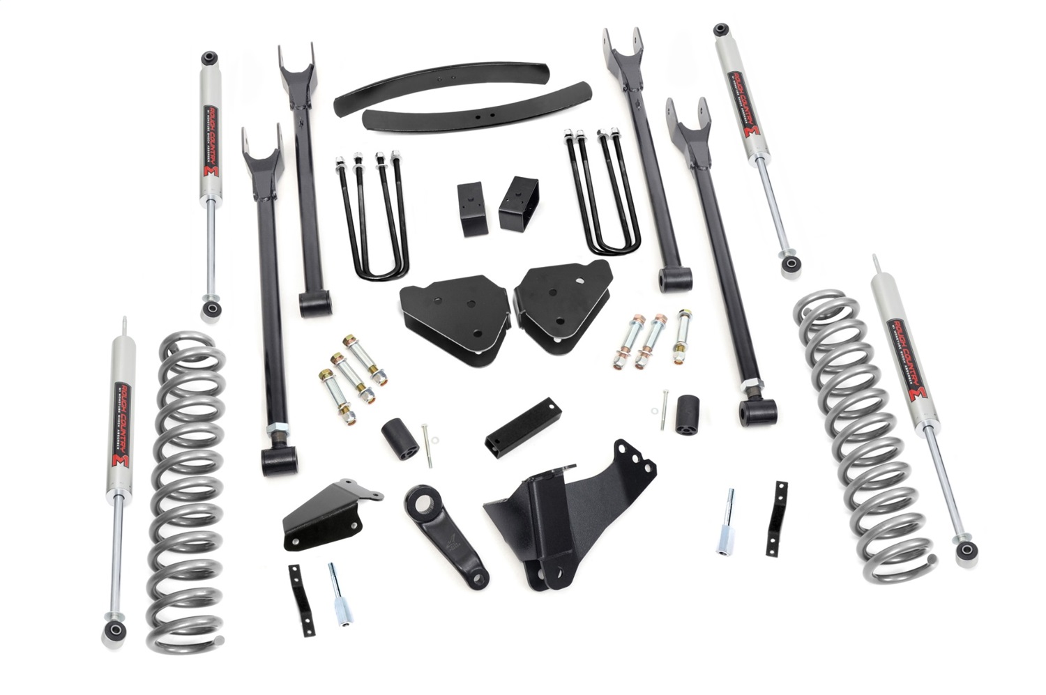 Rough Country 58040 - 6 Inch Lift Kit - Diesel - 4 Link - M1 - Ford F-250/F-350 Super Duty (05-07)