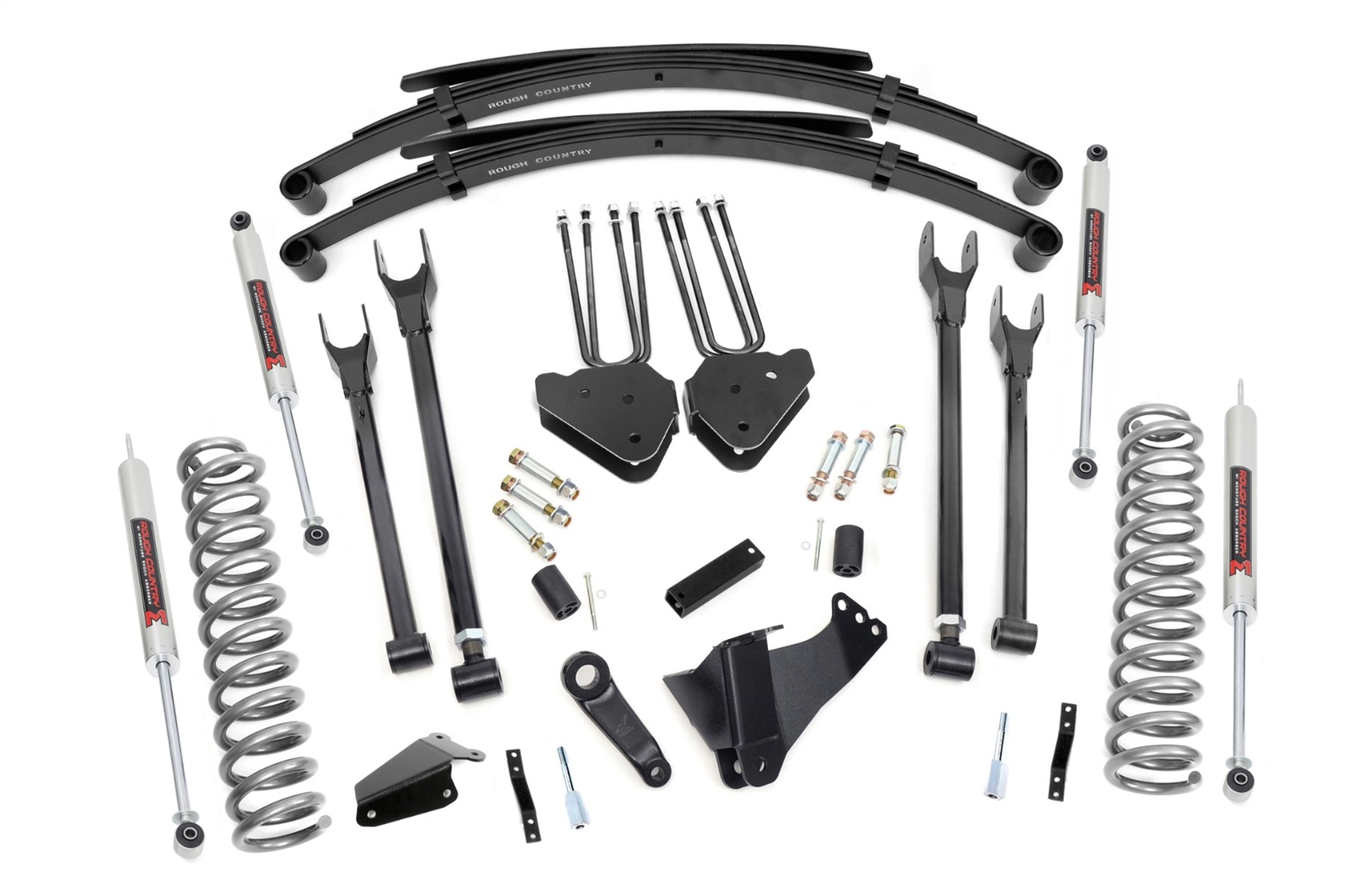 Rough Country 58240 - 6 Inch Lift Kit - Diesel - 4 Link - M1 - Ford F-250/F-350 Super Duty (05-07)