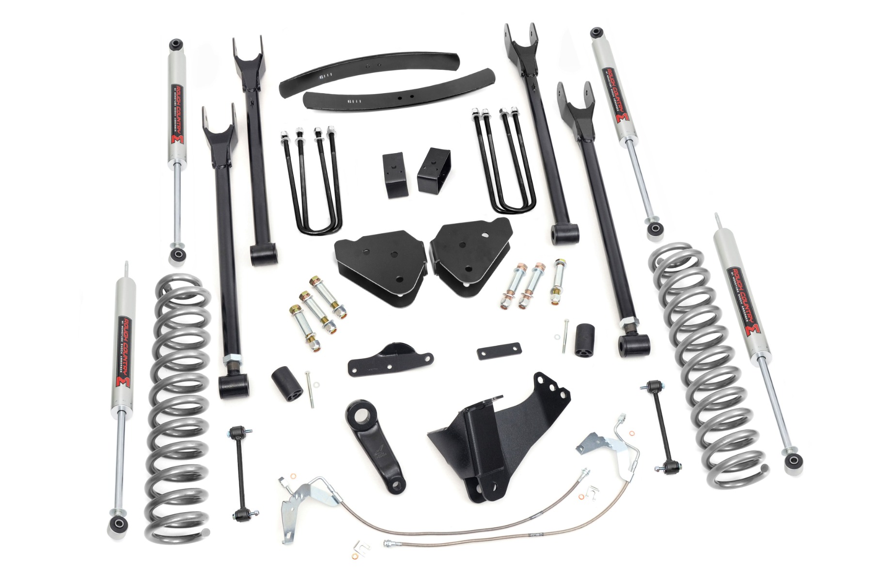 Rough Country 58440 - 6 Inch Lift Kit - Diesel - 4 Link - M1 - Ford F-250/F-350 Super Duty (08-10) Rough Country 58440 - 6 Inch Lift Kit - Diesel - 4 Link - M1 - Ford F-250/F-350 Super Duty (08-10)