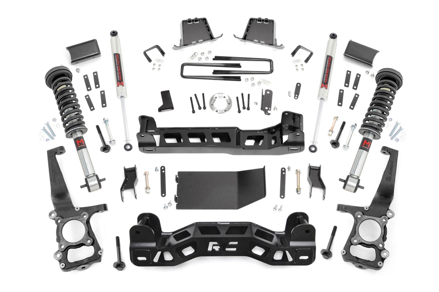 Rough Country 57540 - 6 Inch Lift Kit - M1 Struts/M1 - Ford F-150 4WD (2014)